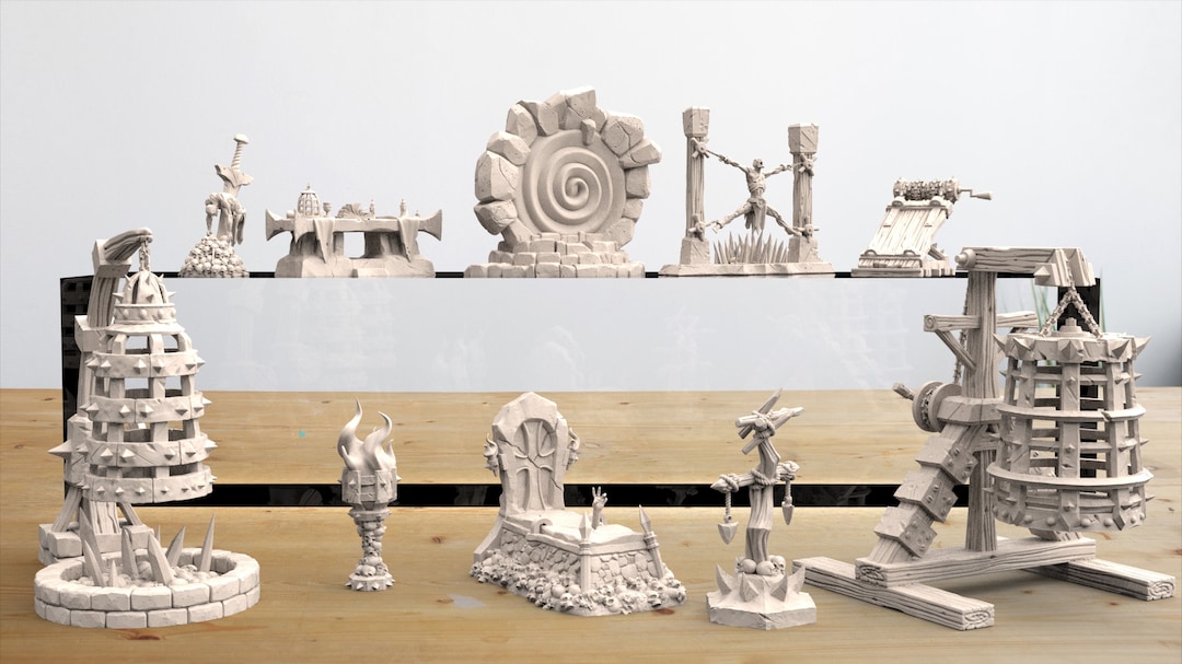 10 Piece Crypt Artifacts Set Terrain Prop Hidden Crypt - Etsy Canada