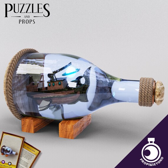 Ship in a Bottle Lifesized Prop for Cosplay Larping and Etsy