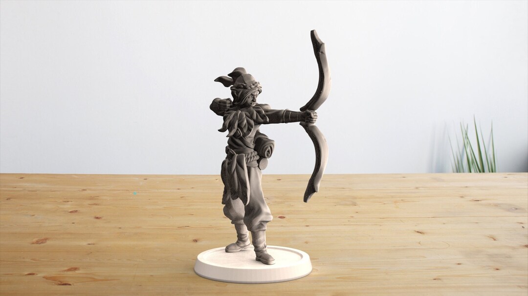 Buy Female Half-orc Ranger - Khuttal - Miniature for D&D, Pathfinder ...