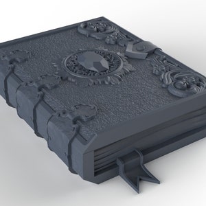 Porta-cartas de feitiços Wizard's Magic Tome da Fates End - para D&D, Pathfinder e outros jogos de RPG