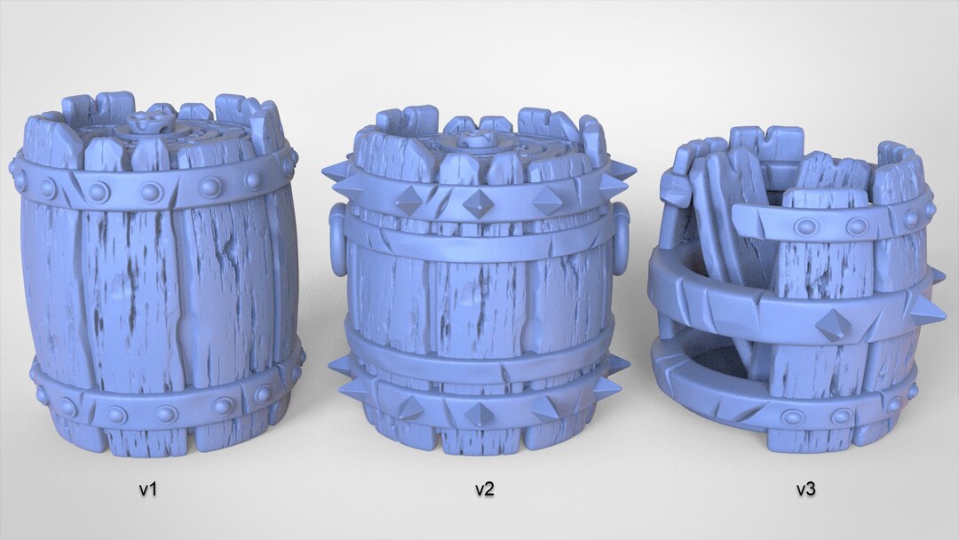 Props - Barrels - Dungeon Lab - Modular Dungeon Terrain System - D&amp;D ...