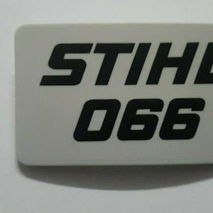 Stihl chainsaw  066 name tag  bagge OEM 1122 967 1505