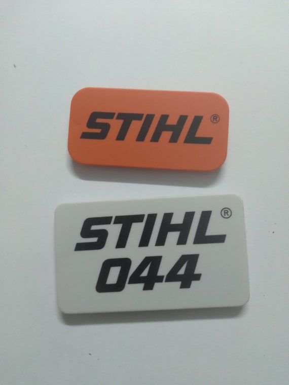 Stihl 044 Chainsaw Model Plate Name Tag Emblem Badge Decal Etsy Finland
