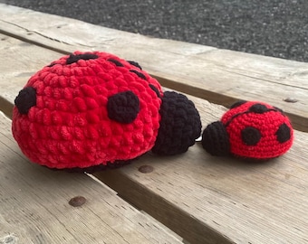 Jellycat LAYLA LADYBIRD Retired Ladybug Soft Plush Red Bug Small