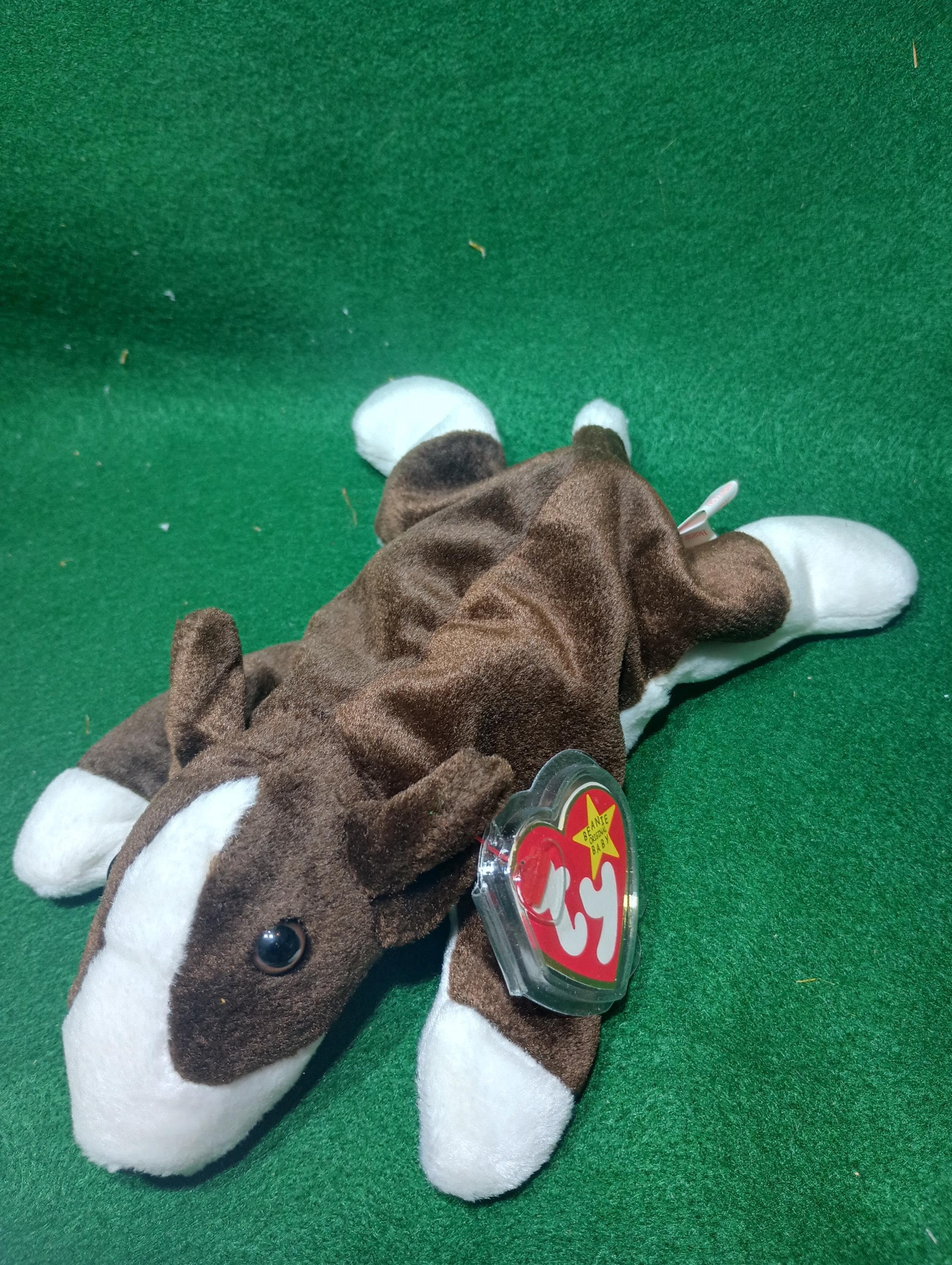 Bruno Ty Beanie Baby: Rare 1997 Bull Terrier With Errors