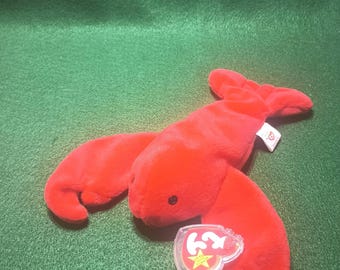 Pinchers MINT RARE Ty " Pinchers" was Born With Errors in 1993 which makes this Vintage Retired Lobster Unique being highly sought after..
