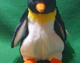 Waddle MINT RARE Ty " Waddle " was Born With Errors in 1998 which makes this Vintage Retired Penguin Unique being highly sought after..