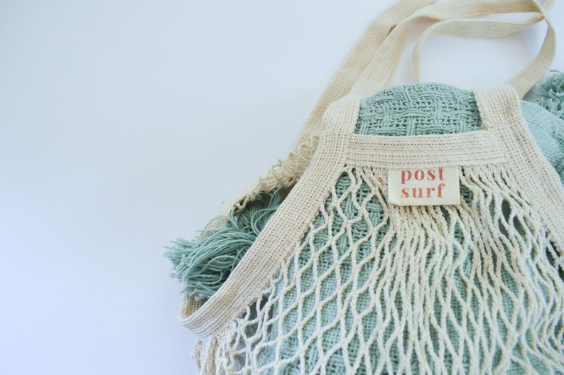 Organic Cotton String Beach Bag image 3