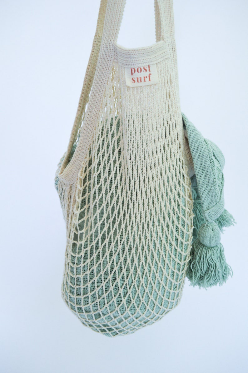 Organic Cotton String Beach Bag image 2