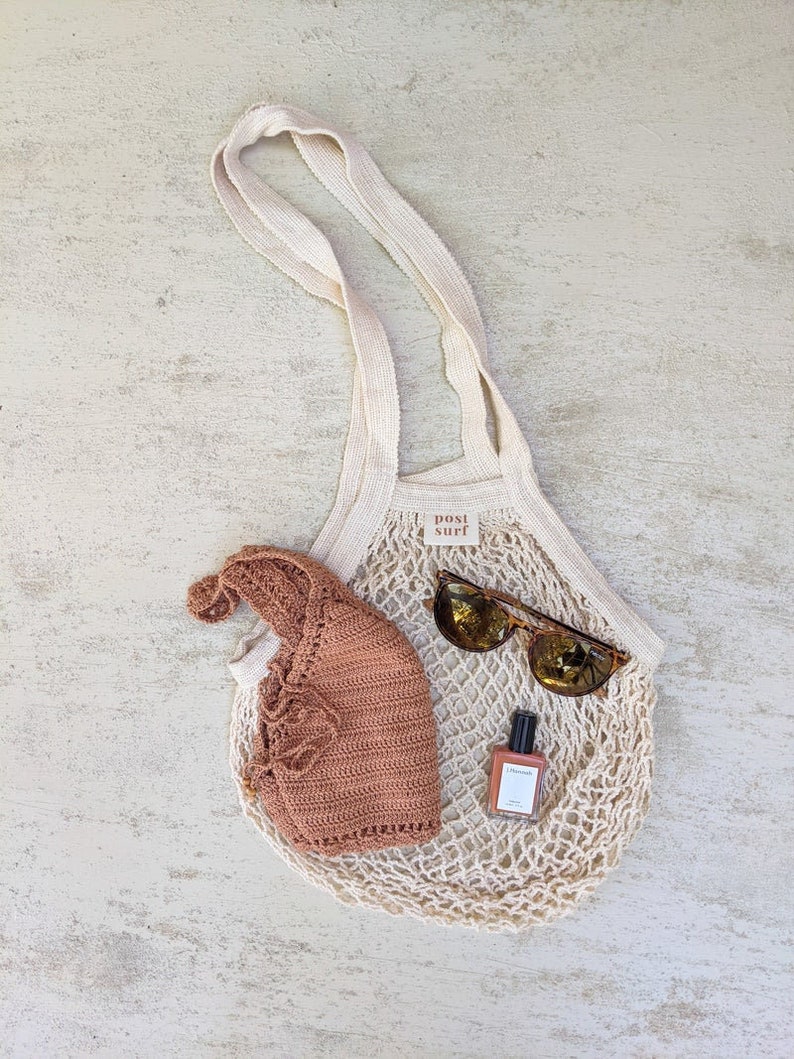 Organic Cotton String Beach Bag image 1