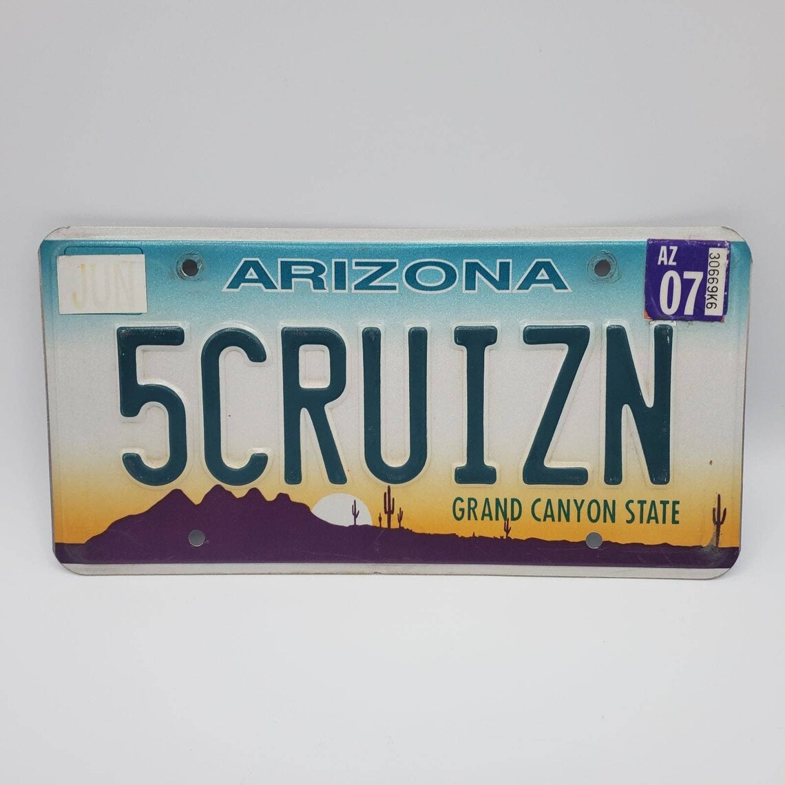 Arizona Vanity cruizn License Plate Chevy Ford Rat Etsy