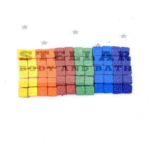 Rainbow Bath Bomb Embeds - (Heavy Dye Load) image 2