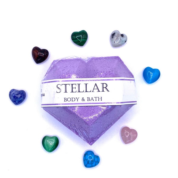 Heart Stone Surprise Bath Bomb