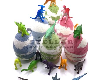 Dinosaur Egg Surprise Bath Bomb (Mix) 6 Pack