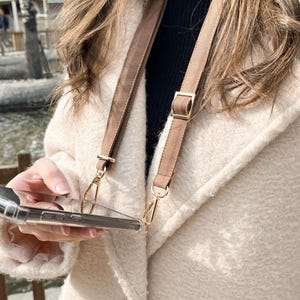 Canvas Phone Strap - Phone Neck Strap -  Crossbody Phone Accessory - Gifts For All - Hands Free - For iPhone - Phone Hanger