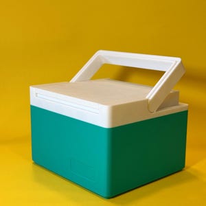 Caja de mazos Green Ice Cooler para Magic The Gathering, MTG, EDH, Commander, personalizada, con capacidad para 100 cartas TCG con funda doble.