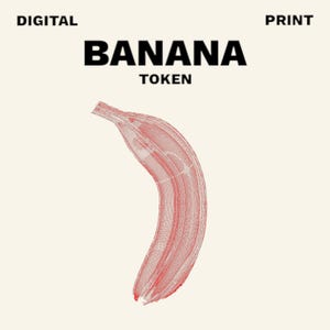 Digital Print Monkey Banana Tokens For MTG EDH Commander Custom Food Token TCG Accessory Monkey Themed Tokens