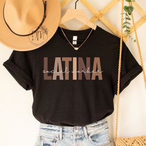 Latina Social Worker Shirt, Trabajadora Social, Spanish Social Worker, Latina MSW, Educated Latina,Chingona con Diploma,Gift for Latina Grad