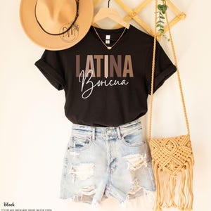 Boricua Shirt, Boricua AF, Puertoriqueña, Puerto Rico, Poderosa Shirt,Boricua Gift,Latina Feminist,Latina Shirt,Wepa Shirt,Puerto Rican Gif Black