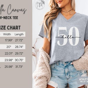50 Birthday Shirt Hello 50 Shirt 50th Birthday Gift for 50th birthday 1976 T-shirt 50th Birthday Tee Hello 50 T-Shirt Chapter 50 Tshirt image 8