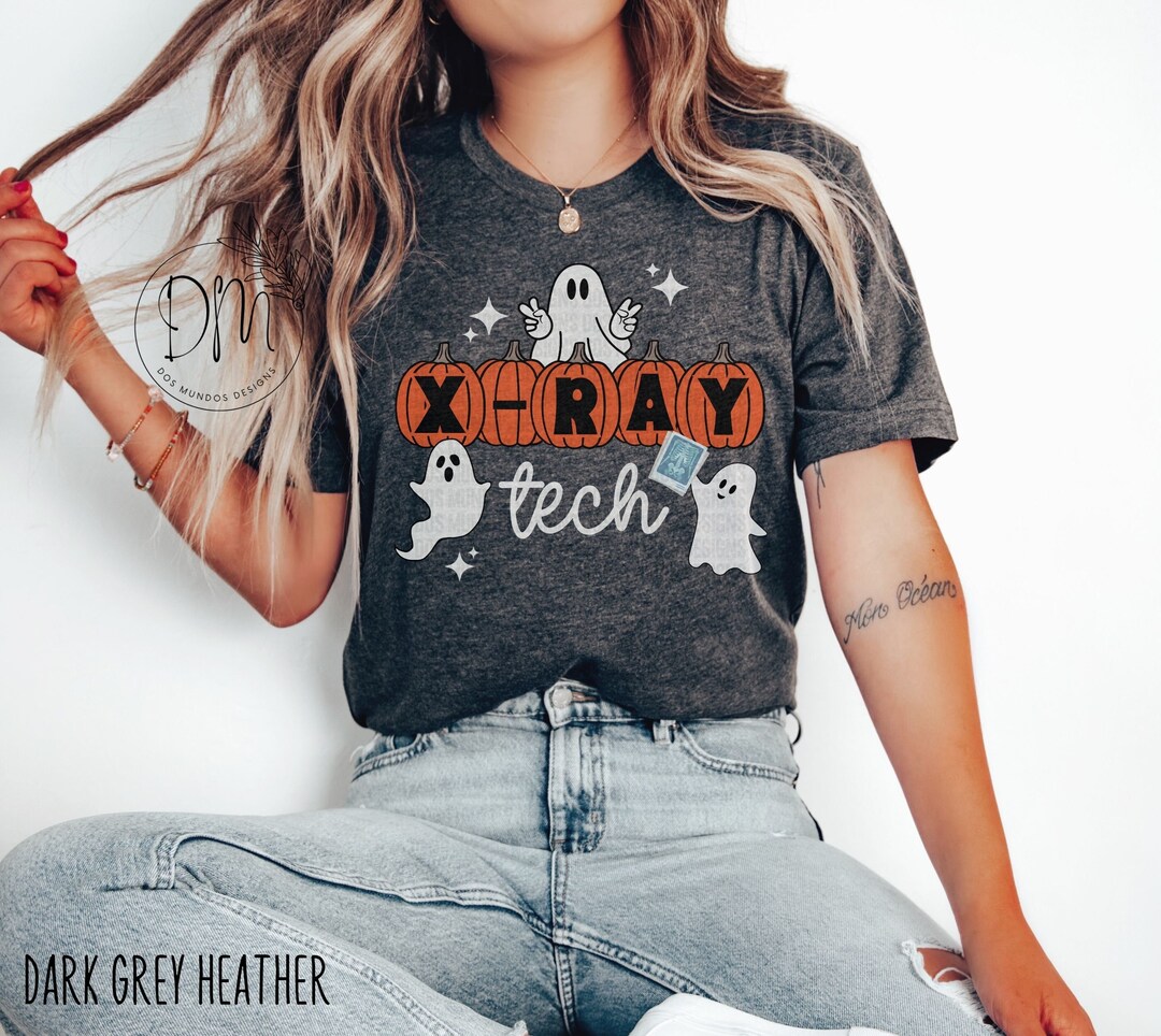 Halloween Xray Tech Shirt Xray Tech Halloween Tshirt One Etsy