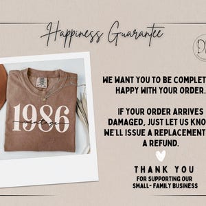 1986 Shirt Vintage 1986 T-shirt 40th Birthday Shirt 40th Birthday Gift for 40th birthday 1986 Tee 1986 Birthday Tee Established 1986 Shirt image 10