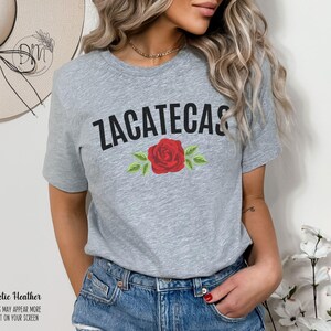 Zacatecas Shirt, Zacatecas Mexico, Mexican Sweatshirt, Gifts for Mexican Women Ropa Para Mujer Zacatecana Mexicana AF Mexican Girlfriend Athletic Heather