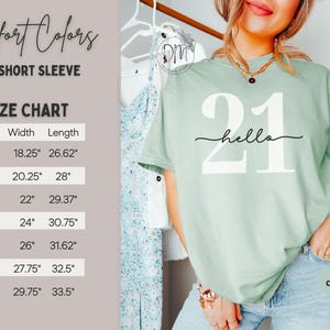 21 Birthday Shirt Hello 21 Shirt 21st Birthday Gift for 21st birthday 2005 T-shirt 21st Birthday Tee Hello 21 T-Shirt Chapter 21 Tshirt image 6