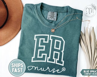 ER Nurse Shirt for Emergency Department Nurse Shirt for Nurse Appreciation Gift for ER Nurse Graduation Shirt ER Nurse Shirt