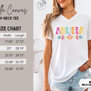 Abuela Shirt, Floral Abuela Tshirt, Abuelita Shirt, Abuela Life, Gift for Abuela, Dia De Las Madres, Regalo Para Abuela, Gift for Abuelita image 9