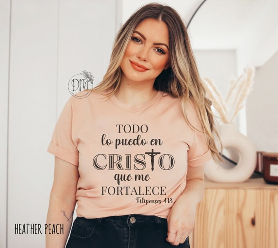 Filipenses 4 13 Shirt Camisa Cristiana Dios Es Bueno Ropa