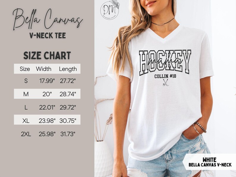 Custom Hockey Mom Shirt Personalized Hockey Mom Shirt Hockey Mom Gift for Hockey Mom Mothers Day Gift Hockey Mama Shirt Hockey Game Day tee image 9