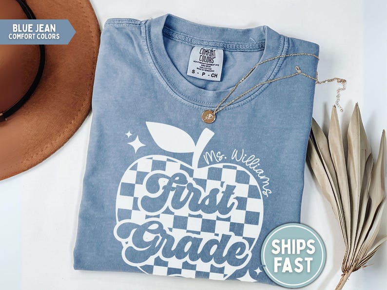 First Grade Teacher Shirt, First Grade Shirt Custom First Grade Tshirt 1st Grade Team Personalized Teacher 1st Grade Shirt image 3
