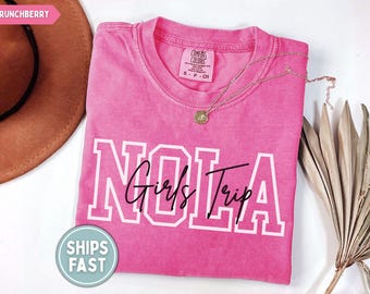 NOLA Girls Trip Shirt, Girls Trip NOLA Shirt NOLA TShirt Nola Vacation Shirt New Orleans Girls Trip Tshirt New Orleans Shirt