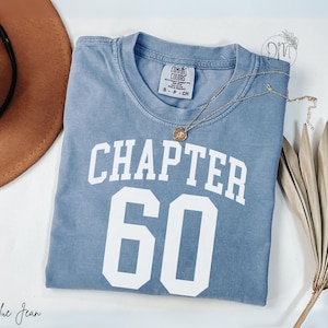 Comfort Colors 60th Birthday Shirt Chapter 60 Shirt 60th Birthday Gift for 60th Birthday Shirt 1965 Shirt Hello 60 Shirt 60th Birthday Party