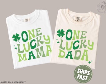 Lucky One First Birthday Shirt, Lucky One Birthday Family Shirt St Patricks First Birthday Matching Shirts 1st Birthday St Patricks Shirts