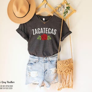 Zacatecas Shirt, Zacatecas Mexico, Mexican Sweatshirt, Gifts for Mexican Women Ropa Para Mujer Zacatecana Mexicana AF Mexican Girlfriend Dark Grey Heather
