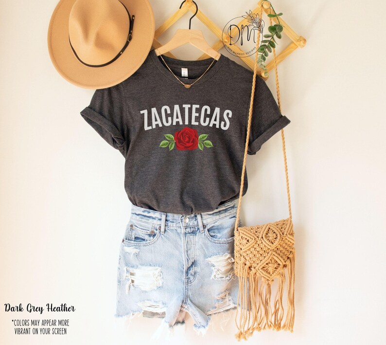 Zacatecas Shirt, Zacatecas Mexico, Mexican Sweatshirt, Gifts for Mexican Women Ropa Para Mujer Zacatecana Mexicana AF Mexican Girlfriend Dark Grey Heather
