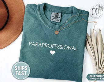 Paraprofessional Shirt Minimalist Paraprofessional Tshirt Para Shirt Paraprofessional Gift for Para Back to School Shirt Teacher Aide Shirt