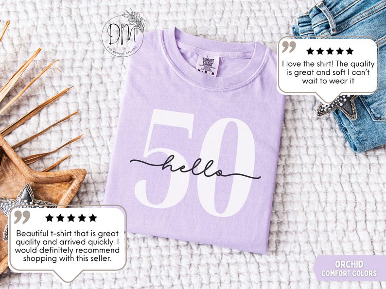 50 Birthday Shirt Hello 50 Shirt 50th Birthday Gift for 50th birthday 1976 T-shirt 50th Birthday Tee Hello 50 T-Shirt Chapter 50 Tshirt image 4