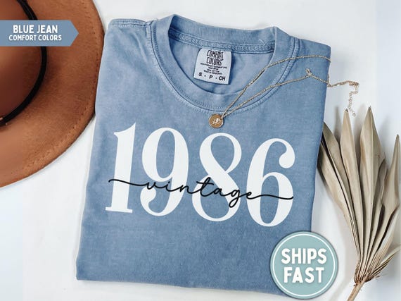1986 Shirt Vintage 1986 T-shirt 40th Birthday Shirt 40th Birthday Gift for 40th birthday 1986 Tee 1986 Birthday Tee Established 1986 Shirt