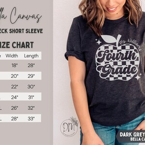 Fourth Grade Teacher Shirt Fourth Grade Shirt Custom Fourth Grade Tshirt 4th Grade Team Personalized Teacher 4th Grade Shirt image 9
