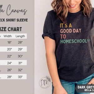 Homeschooling Shirt Homeschool Mom Shirt Good Day to Homeschool Shirt Homeschool Mom Gift for Homeschooling Mama Shirt Comfort Colors immagine 9