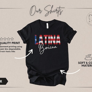 Boricua Shirt, Latina Shirt, Boricua AF, Gift for Puertorriqueña, Puerto Rico, Poderosa Shirt, Latina Feminist, Wepa Shirt Puerto Rican Gif afbeelding 2
