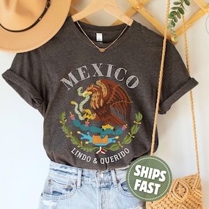Mexico Shirt, Mexico Lindo Y Querido, Mexican Flag, Independencia de Mexico, Mexican Dad, Mexican Shirt, Mexican Gift, Playera Mexicana image 1