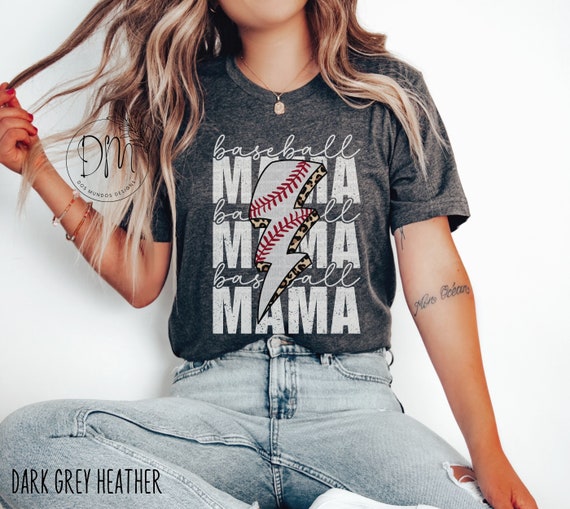 Baseball Mama Bolt Tee Baseball Mama Bolt Tee