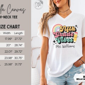 Fifth Grade Shirt Fifth Grade Teacher Shirt Custom Fifth Grade Tshirt 5th Grade Team Personalized Teacher 5th Grade Shirt 5th Grade Vibes imagem 10