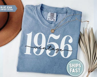 1956 Shirt Vintage 1956 T-shirt 70th Birthday Shirt 70th Birthday Gift for 70th birthday 1956 Tee 1956 Birthday Tee Established 1956 Shirt