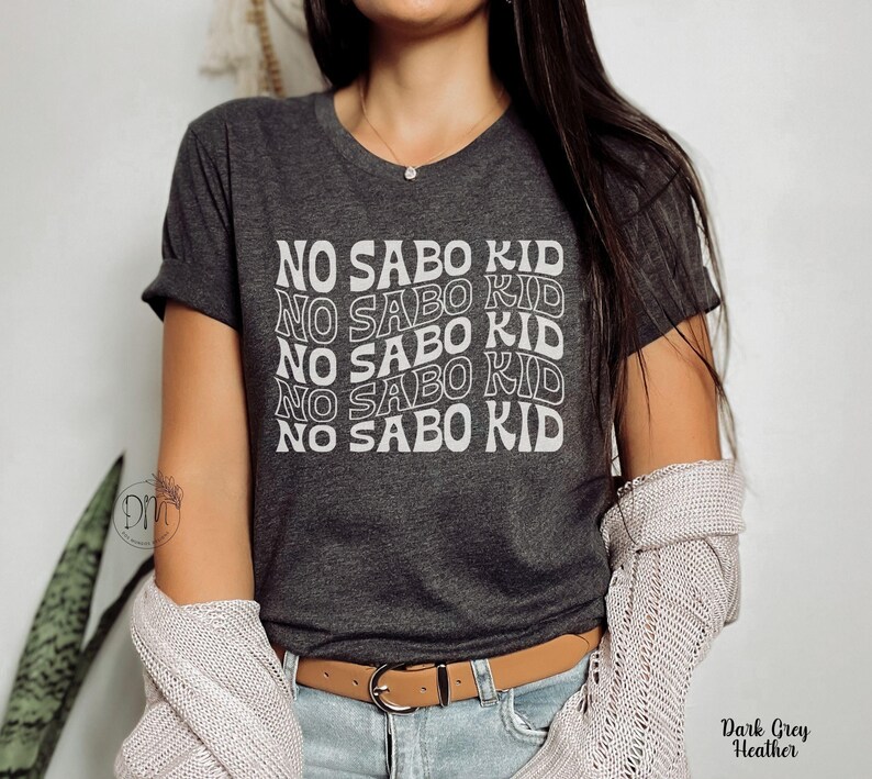 No Sabo Kid Shirt, No Sabo Shirt, Funny Latina Shirt, Latina Power Shirt, Gift for Latina, Poderosa Shirt, Funny Spanish Tee Spanglish Shirt Dark Grey Heather