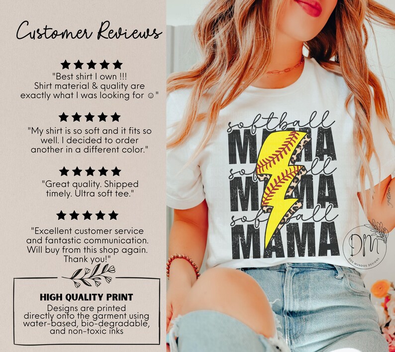 a woman wearing a baseball shirt with a lightning bolt on it